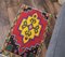 1x2 Vintage Turkish Oushak Handmade Wool Rug or Doormat 4