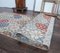 Tappeto Oushak vintage fatto a mano a mano in lana con motivo floreale, 2x6 m, Immagine 7