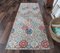 2x6 Vintage Turkish Oushak Handmade Wool Floral Runner Rug 2