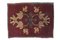 2x3 Vintage Turkish Oushak Crimson Doormat or Carpet, Image 1