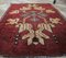 2x3 Vintage Turkish Oushak Crimson Doormat or Carpet, Image 5