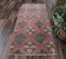 Tapis de Couloir 2x5 Vintage Oushak Fait Main en Laine, Turquie 2