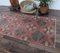 2x5 Vintage Turkish Oushak Handmade Wool Runner Rug in Red 4