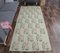 Tapis Oushak 4x8 Vintage Fait Main en Laine Florale Beige, Turquie 2