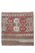 2x2 Vintage Turkish Kilim Oushak Handmade Wool Square Rug, Image 1
