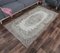 4x7 Vintage Turkish Oushak Handmade Wool Oriental Rug in Brown 3