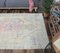 4x7 Antique Middle East Oushak Handmade Wool Faded Rug 4