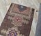 2x3 Vintage Turkish Oushak Round Rug Doormat or Small Carpet, Image 4