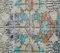 Tappeto vintage con dettagli turchesi turchesi e turchese, 3x6, Immagine 6