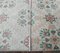 4x7 Vintage Turkish Oushak Handmade Neutral Wool Rug 7