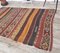 Handgewebter 3x6 türkischer Vintage Kilim Oushak Woll Navajo Teppich 3