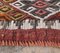 Handgewebter 3x6 türkischer Vintage Kilim Oushak Woll Navajo Teppich 5