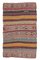 Tapis Kilim Oushak Kilim 3x6 Vintage Fait Main en Laine, Turquie 1