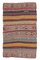 Tappeto Navajo vintage Kilim Oushak di lana fatto a mano, 3x6 cm, Immagine 1