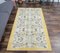 Tapis Oehak 4x6 Vintage Fait Main en Laine Dorée, Turquie 2