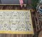 4x6 Vintage Turkish Oushak Handmade Golden Wool Rug 4