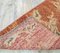 2x3 Türkise Vintage Oushak Orange Fußmatte oder Kleiner Teppich 6