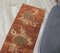 2x3 Vintage Turkish Oushak Burned Orange Doormat or Small Rug, Image 4