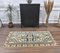 3x6 Vintage Turkish Oushak Handmade Beige Wool Hallway Runner Rug 3