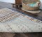 2x4 Vintage Turkish Oushak Handmade Wool Runner Rug 6