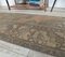 Tapis de Couloir 2x7 Vintage Oushak Fait Main en Laine, Turquie 5