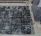 Tapis Oushak Vintage Fait Main en Laine Noire 5x8 4