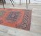 3x12 Vintage Turkish Oushak Handmade Wool Runner Rug in Orange 4