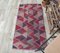 2x5 Vintage Turkish Oushak Hand-Knotted Pink Wool Runner Rug 2
