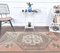 Tapis Oushak 3x6 Vintage Fait Main en Laine, Turquie 3