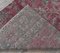 3x5 Vintage Turkish Oushak Handmade Wool Rug in Pink 6