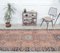 4x12 Vintage Turkish Oushak Handmade Wool Runner Rug in Salmon, Image 3