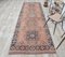 4x12 Vintage Turkish Oushak Handmade Wool Runner Rug in Salmon, Image 2