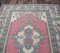7x8 Antique Turkish Oushak Oriental Carpet in Pink 6