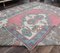 7x8 Antique Turkish Oushak Oriental Carpet in Pink 5