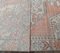 Alfombra de pasillo Oushak de Oriente Medio vintage 4x7 hecha a mano, Imagen 7