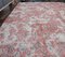 7x11 Vintage Turkish Oushak Floral & Damask Distressed Rug 4