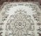 6x9 Vintage Turkish Oushak Oriental Carpet in Beige & Brown, Image 6