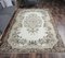 6x9 Vintage Turkish Oushak Oriental Carpet in Beige & Brown 2