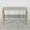 Vintage Italian Smoked Glass Console 3