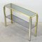 Vintage Italian Smoked Glass Console, Image 4