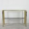 Vintage Italian Smoked Glass Console 2