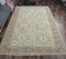 Tapis Motif Floral Oushak Vintage Fait Main en Laine 7x10 2