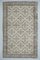 6x10 Vintage Turkish Beige and Copper Floral Bordered Area Rug, Image 1