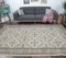 6x10 Vintage Turkish Beige and Copper Floral Bordered Area Rug, Image 3