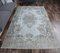 5x8 Vintage Turkish Oushak Handmade Light Blue Wool Area Rug, Image 2