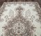 7x11 Vintage Turkish Oushak Handmade Wool Oriental Rug in Beige 6