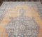 7x10 Vintage Middle East Oushak Handmade Orange Wool Carpet, Image 6