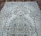 5x9 Vintage Middle East Oushak Light Blue Oriental Carpet 6