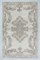 6x10 Vintage Turkish Oushak Olive-Colored Floral Area Rug, Image 1