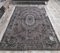 Tapis Oushak 6x9 Vintage Fait Main en Laine, Chine 2